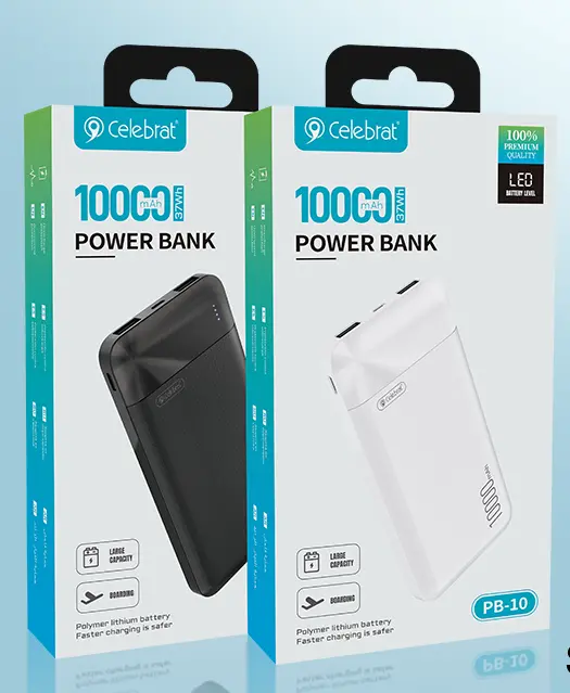 POWER BANK CELEBRAT PB-10 10000 MAH