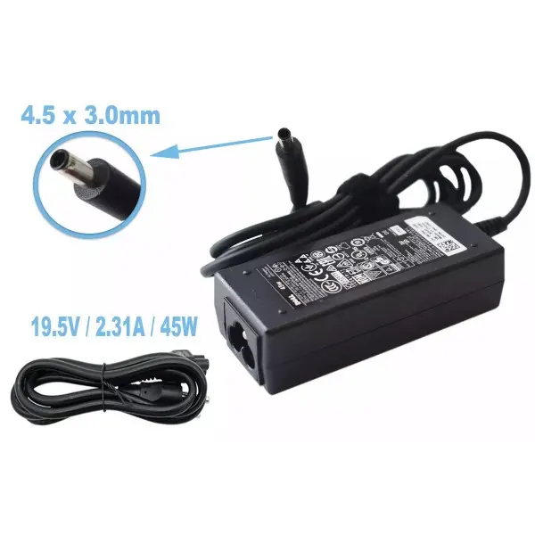 CARGADOR LAPTOP DELL 19.5V-2.31A 4.5*3.0 MCL-45