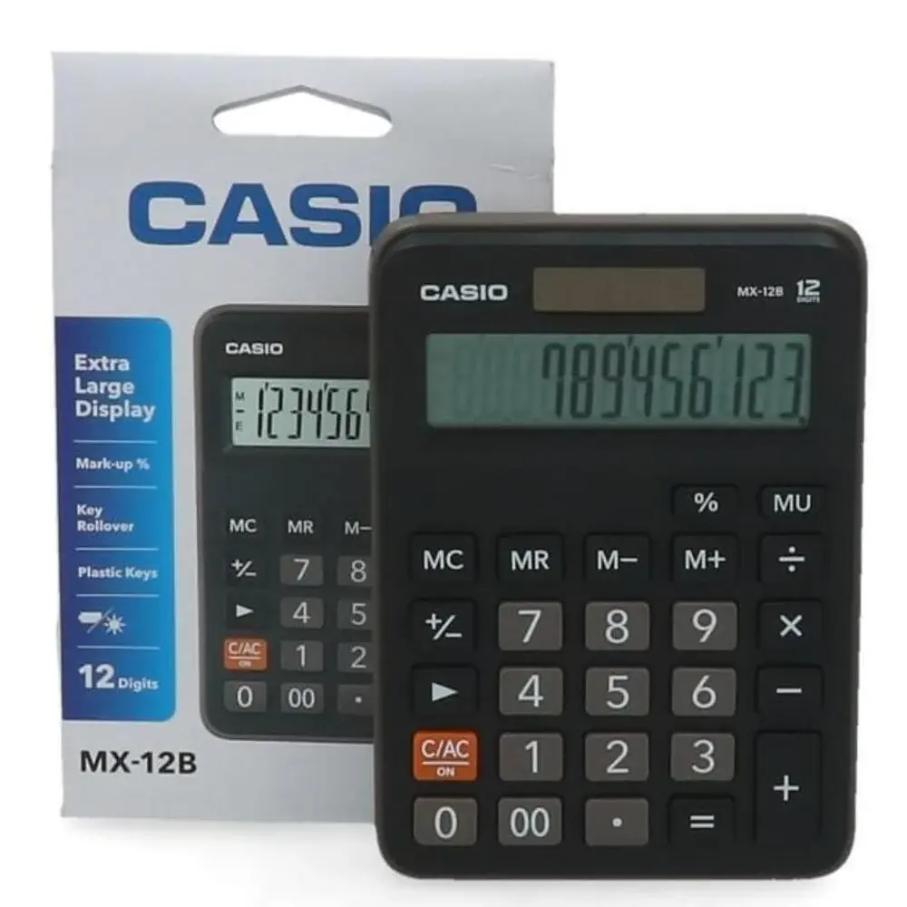 CALCULADORA CASIO DE MESA GX-12B