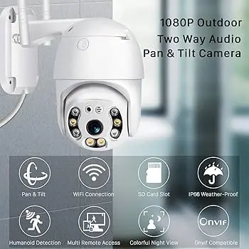OUTDOOR PAN-TILT CAMERA P2S-N8-SG 4K 