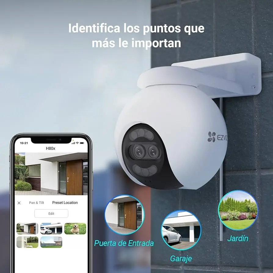 EZVIZ H80X DUAL 4K, VISION NOCTURNA COLOR,IP66