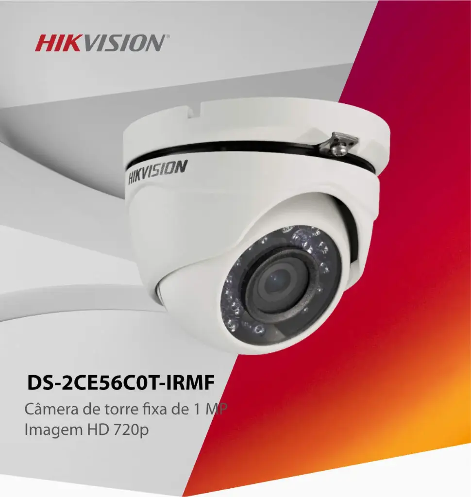 HIKVISION TURRET CAM DS-2CE56C0T-IRMF 720P METAL