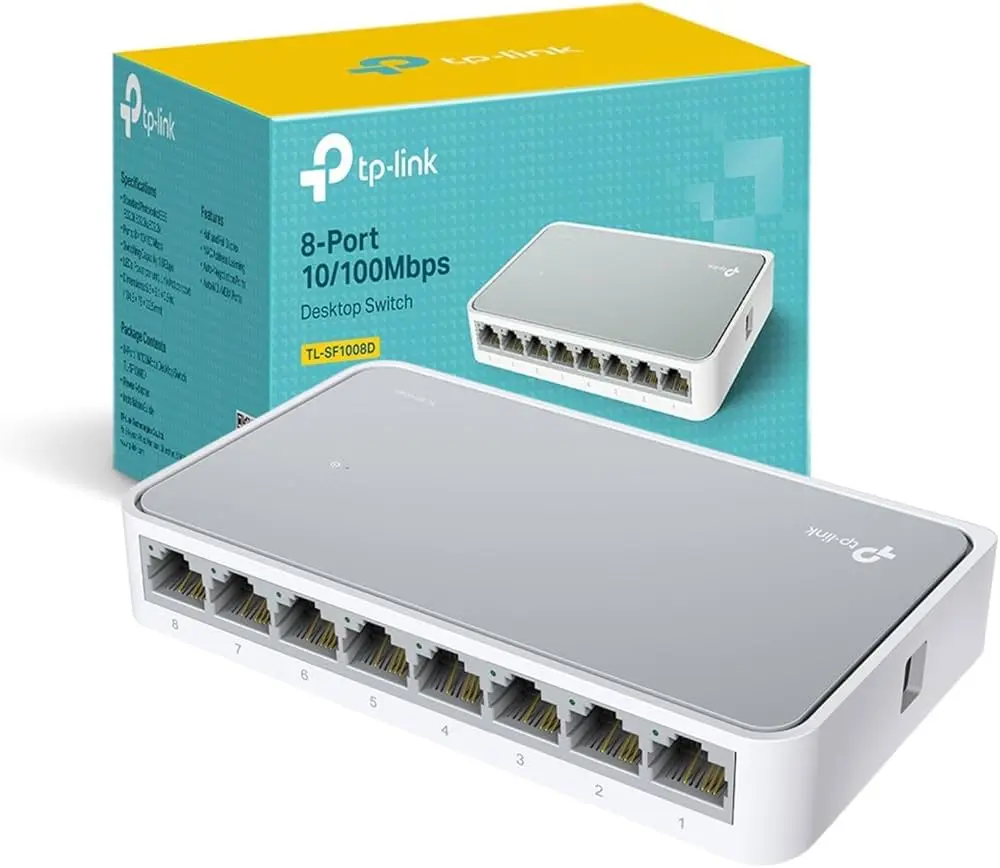 TPLINK SWITCH 8 PUERTOS 10/100 TL-SF1008D