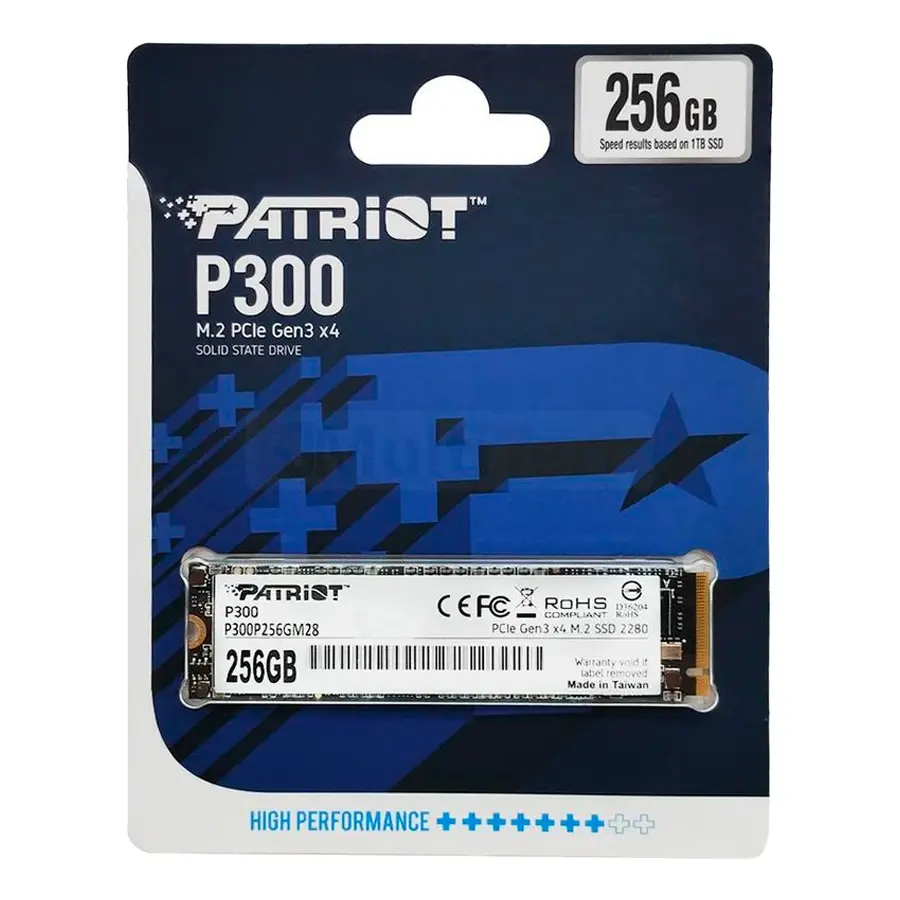 PATRIOT P300 M.2 GEN3 X4 SSD 256GB