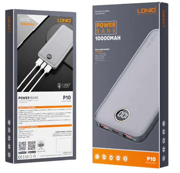 POWER BANK LDNIO 10000mAh P10
