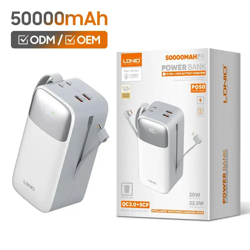 POWER BANK LDNIO PQ50 50000 MAH 