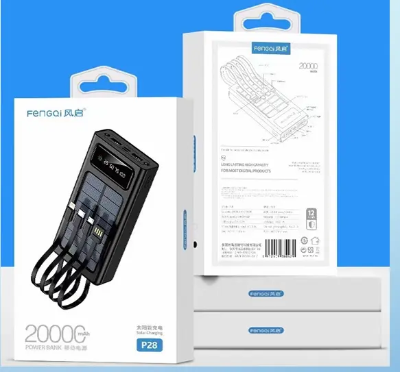 FENGQI POWER BANK SOLAR P28 20000 mAh