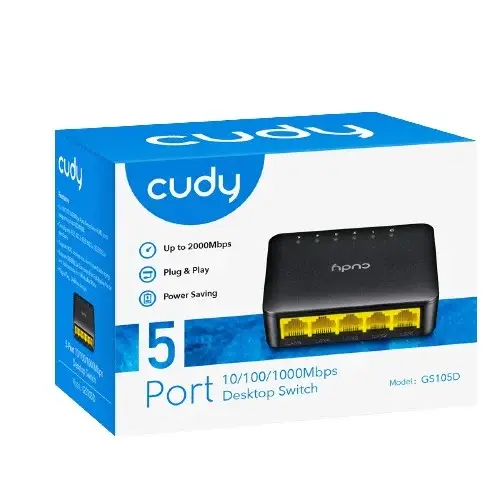 CUDY GS105D DESKTOP SWITCH 5 PORT 
