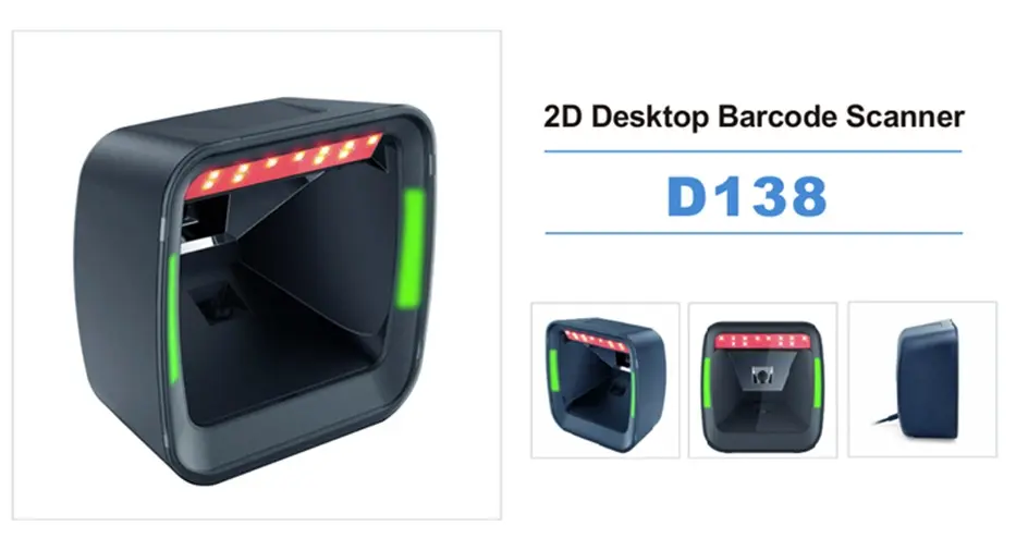 2D DESKTOP BARCODE SCANNER D138
