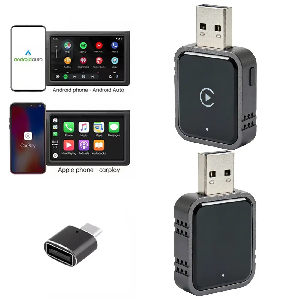 WIRELESS CARPLAY & ANDROIF AUTO 2 IN 1 ADAPTER K7D 