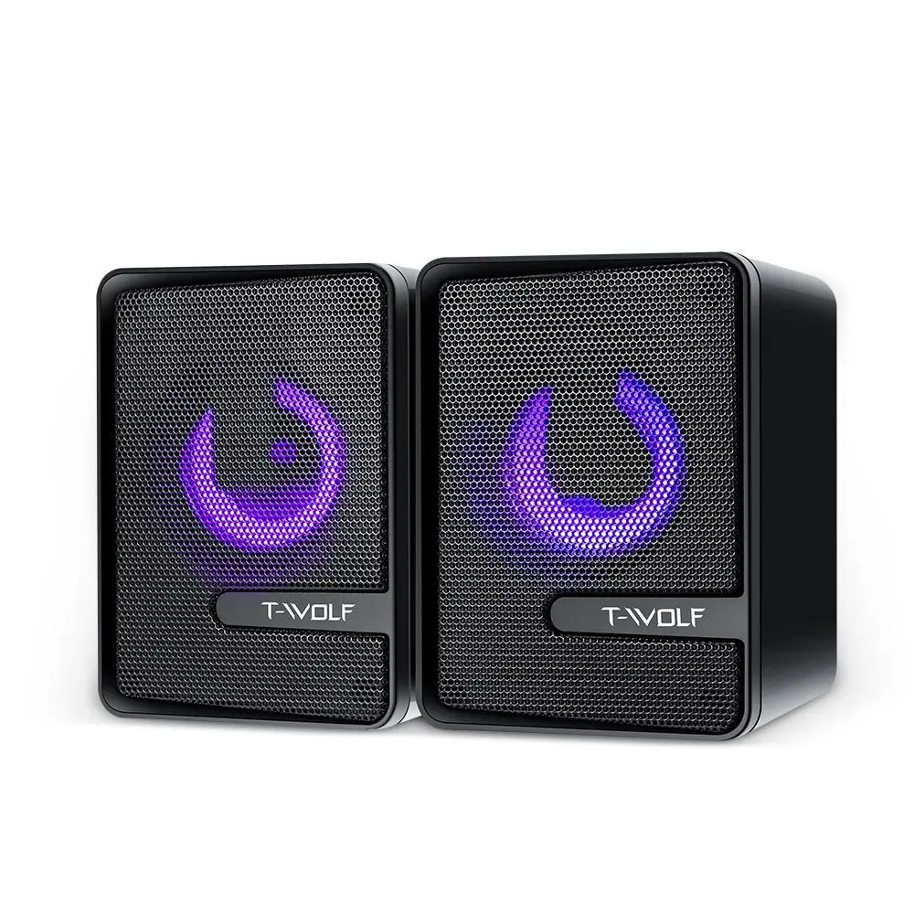 BOCINA T-WOLF S3 SPEAKER LUMINOUS VIBRATING FILM 