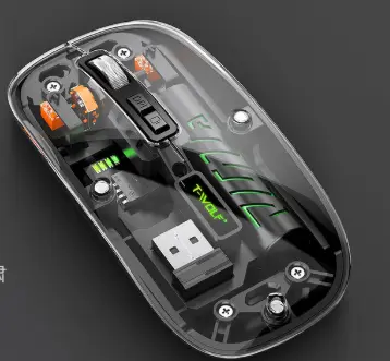 MOUSE T-WOLF X11 2.4GH + BT - NEGRO