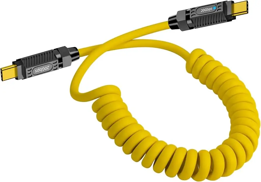 CABLE RIZOS AMARILLO C TO C 20GBPS