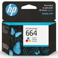 TINTA ORIGINAL HP 664 - COLOR