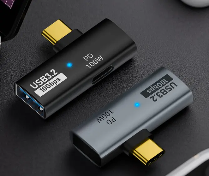 ADAPTER USB 3.2 10GB AND PD100W TO C