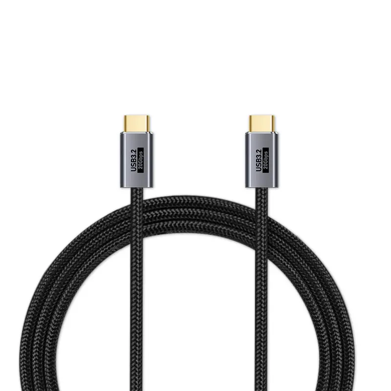 CABLE CORDON  USB3.2 20GB 8K 1.5M C-C
