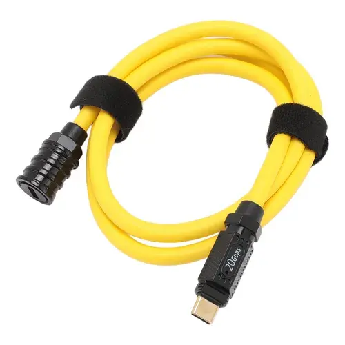 CABLE EXTENSOR AMARILLO TIPO C 20GBPS 1M