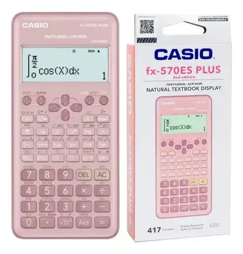 CALCULADORA CASIO FX-570ES PLUS 2NDA EDITION - PINK