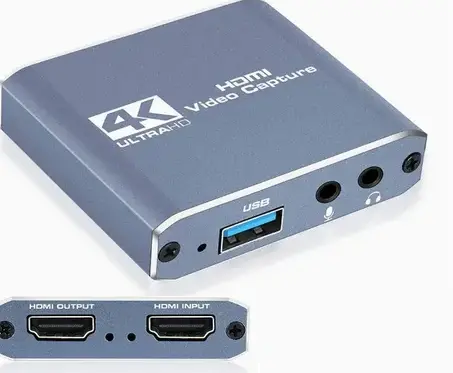 CAPTURADORA DE VIDEO - 4K ULTRA HD USB 3.0 (PLATA)