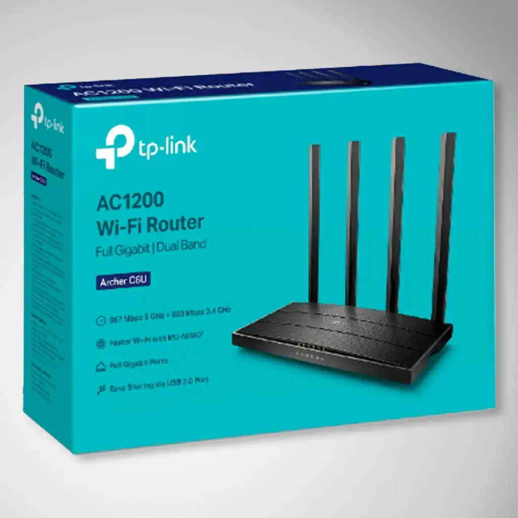 TPLINK AC1200 WIFI ROUTER FULL GIGABIT ARCHER C6U