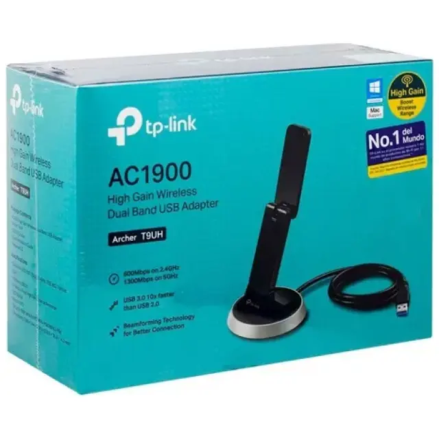 TPLINK ARCHER T9UH ADAPTADOR USB WIFI AC1900