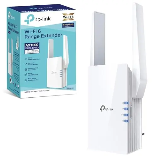 TPLINK AX1500 DUAL BAND WF 6 RANGER EXT. RE505X