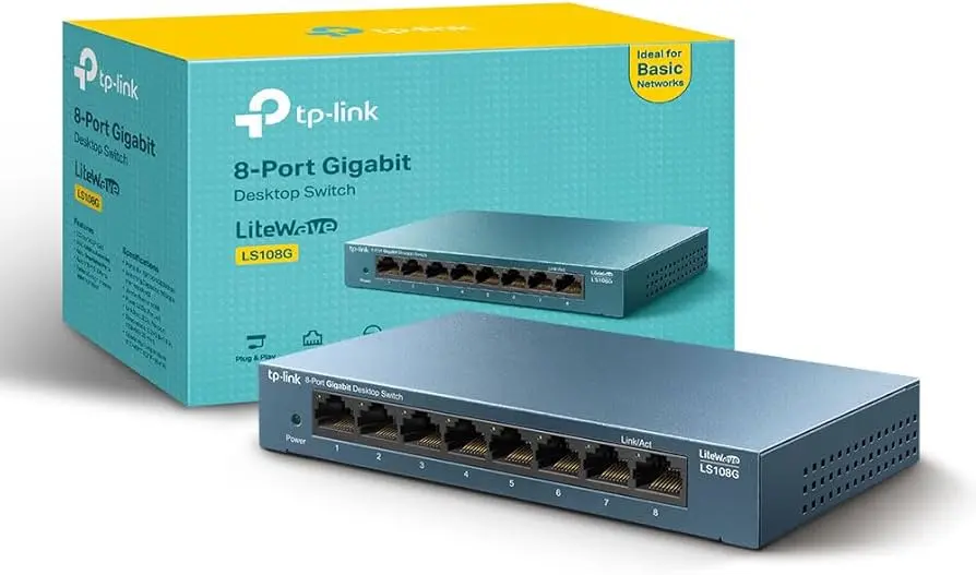 TP-LINK SWITCH 8 PUERTOS 10/100 TL-SF1008D