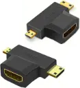 ADAPTADOR HDMI 2 en 1 Micro HDMI y Mini HDMI