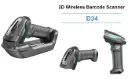 2D WIRELESS BARCODE SCANNER D34