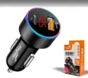 KINGMOX CARGADOR DE CARRO 48W PD30W+QC18W KM-E6724